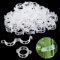 ZDZBLX 300 pz Clip per Piante da Giardino Sostegni per Pomodori, Traliccio per Rampicanti Clip Canne Pomodori Gelsomino Rampicante Supporto per Piante Rampicanti, per Pomodori, Rose, Cetrioli,ECC