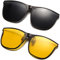 Long Keeper Polarisierte Sonnenbrille Clip für Brillenträger - Sonnenbrille Zum Aufstecken Polarisiert, Sonnenbrillen Aufsatz Brille Damen Herren