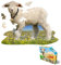 Madd Capp Shapepuzzle Junior, Konturpuzzle Lamm, 100 XL Teile Puzzle für Erwachsene und Kinder ab 5 Jahren