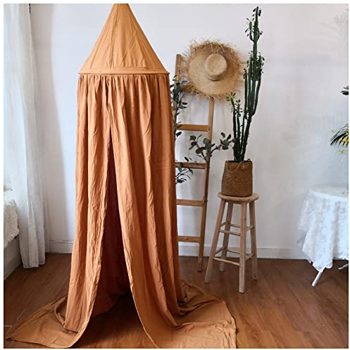 MISSMAO Betthimmel für Kinder, Baldachin Zum Aufhängen Bett Baldachin Moskiton für Schlafzimmer, Spiel- Und Lesezelt für Innen Und Außen, Bett-/Schlafzimmerdekoration,Braun,(Höhe: 240cm)