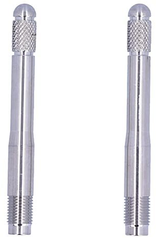 Goupilles D'Alignement de Goujon de Roue Guide,Fydun 2 Pièces M14 X 1,5 Guide de des Roues Outil en Acier Inoxydable Goupille de Guidage de Roue