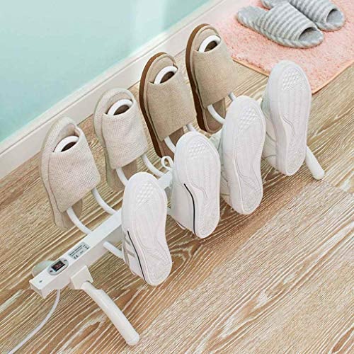 Sèche-chaussures - Chauffe-pieds, Sèche-chaussures, Préchauffeur et sèche-linge,80W, Pour 4 paires de chaussures,Combat les odeurs indésirables,idéal pour la course, l'escalade, la randonnée, le vél
