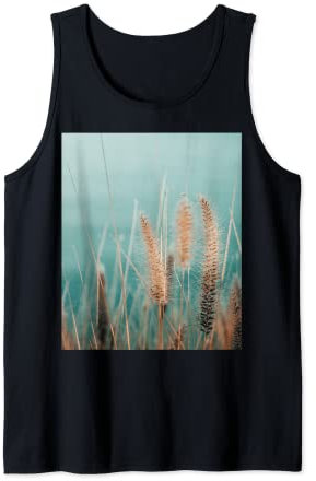 Pretty Ornamental Fountain Grass at the Farm Tank Top