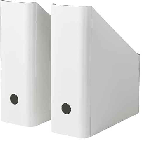 Ikea Stehsammler, weiß - KUGGIS, 2-teiliges Set