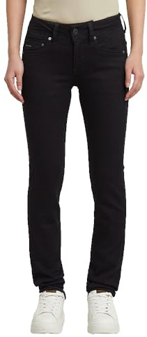 G-STAR RAW Midge Saddle Mid Straight Wmn Jeans für Damen, Lt Indigo Aged, 30W x 34L