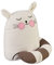 Relaxdays Butoir de Porte Chat, cale-Porte d’intérieur, HxLxP : 22x20x15,5 cm, rempli de Sable, à Poser, Blanc/Marron