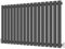 Radbliss Oval Column Horizontal Radiator 600x1003mm Anthracite Single Central Heating Designer RAD