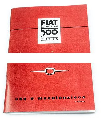 Libretto Uso E Manutenzione Compatibile con Fiat 500 N Epoca