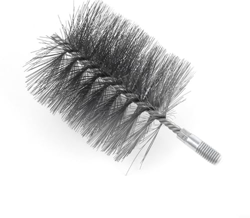4 Inch Chimney Brush Plain Wire Fireplace Flue Cleaner Prevents Flue Rust