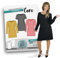 JULENDO Schnittmuster Jerseykleid Caro Gr. 32-54 | Papierschnittmuster für Damen mit Nähanleitung