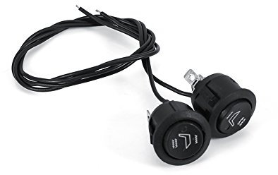 Interruttore del Riscaldatore del Sedile, 2 Pezzi Bilanciere Riscaldato Rotondo Per Auto Universale 3 Pin Controllo Hi Low Off Adatto con 12V 20a Per Auto SUV Camion RV Barche