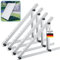 Lutranstra Supports pour modules solaires 45 pouces Supports de montage inclinables en métal réglable, pour panneau solaire pour bateau, camping-car, système de toit (deux paires)