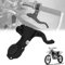 IUVWISN Dirt Bike Stunt Kurzer Kupplungshebel Aluminium Kurzer Kupplungshebel 1 zoll Universell passend für 22 mm 7/8'' Lenker, 3 Gänge verstellbar, für CRF KLX RMZ DRZ KX YZ EXC ATV Schwarzk