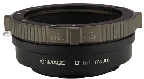XPIMAGE Bague d'adaptation pour Monture d'objectif Canon EOS EF vers Appareil Photo Leica ou Panosonic à Monture L
