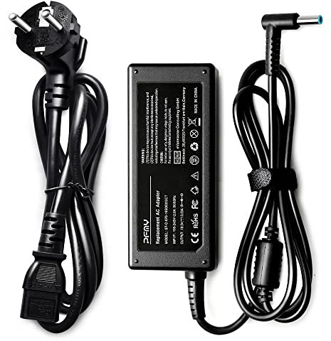 PFMY 65W 19.5V 3.33A Alimentation Ordinateur Portable Chargeur Adaptateur Secteur DC AC Adapter pour HP Pavilion/Envy/Elitebook/Probook Notebook Laptops 4.5mm x 3.0mm Tip
