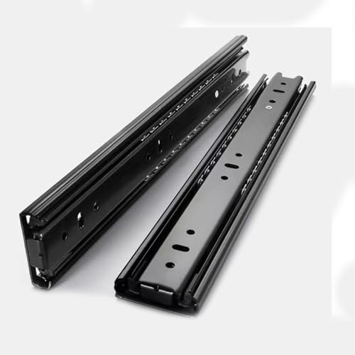 Auszugsschienen Bodenmontage Schwerlastauszug Schubladenschienen Teleskopschienen Vollauszug Schienensystem Schubladenauszüge Softclose Für Schwerlast Schublade Teleskopauszug (250mm)