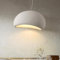 Wabi-sabi Pendelleuchte E27 Modern Pendellampe Esstisch Hängeleuchte Lampenschirm Aus Steinimitat Vogelnest-Form Kreativ Kronleuchter Für Schlafzimmer Wohnzimmer Esszimmer Küche Insel Flur Weiß(60cm)