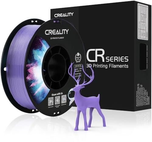 Creality Official PETG Filament Lila, 3D Drucker Filament 1.75mm No-Tangling, starke Bindung und Überhang Leistung Maßgenauigkeit +/-0.03mm, 2.2lbs/Spool