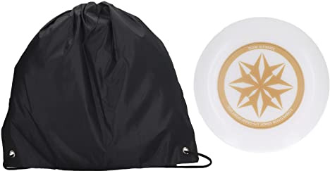 Outdoor Flying Disc Erwachsene Tragbare Fitness Sport Strand Leucht Flying Disc für Wettbewerb Camping Rosa, Aerodynamisches Design, Ergonomischer Griff, Fitness und Training, (Gold)