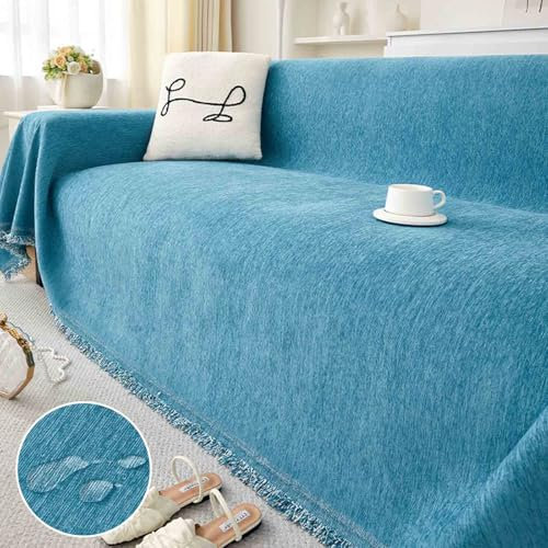 Wasserdichter Sofaüberwurf, Decke, Abdeckung für Innenbereich, Eckcouch, Sofa-Bezüge, passend für 4-, 3-, 2-, 1-Sitzer-Sofas 180 x 300 cm
