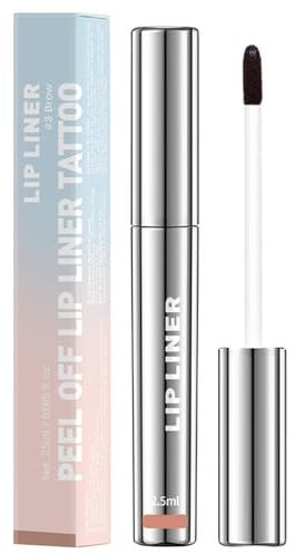 Lip Stain Peel Off - Peel Off Lip Liner Stain | Long Lasting Waterproof Lip Tint Stain Peel Off Matte Finish | Non-Stick Peel Off Stain Lipstick Makeup for Women Girls(#3)