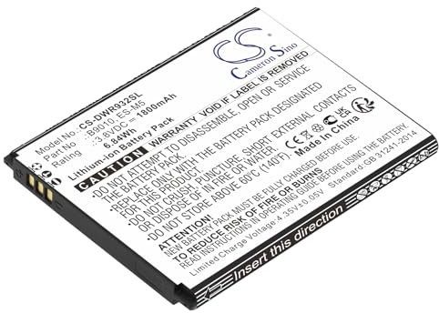 63.10 x 50.10 x 5.30mm Batteria di Ricambio per D-Link B9010,ES-M5, DWR-932,DWR-932M