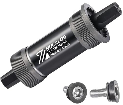 HESHUYAN Tretlager Tretlager Fahrrad Vierkant Tretlager Rennrad Mountainbike Innenlager(BB68-126MM)