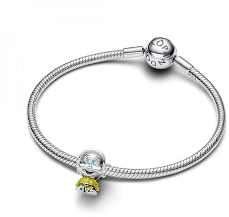 PANDORA Moments Disney Schneewittchen Seppel Charm Sterling Silber, Kompatibel Moments Armbändern, 793749C01