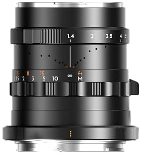 Thypoch Simera 28mm f/1.4 Full-Frame Z-Mount Prime Lens – Manual Focus Fast Aperture Lens for Nikon Z Cameras (Z30, Z50, Z50II, ZFC, Z5, Z5II, Z6, Z6II, Z6III, Z7, Z7II, Z8, Z9, ZF) – Black