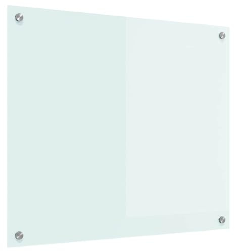 vidaXL Küchenrückwand Milch 70 x 60 cm Gehärtetes Glas