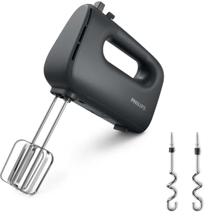 Batteur électrique, puissance 400 W, vitesse variable + turbo, couleur noire, série 5000 - HR3739/00