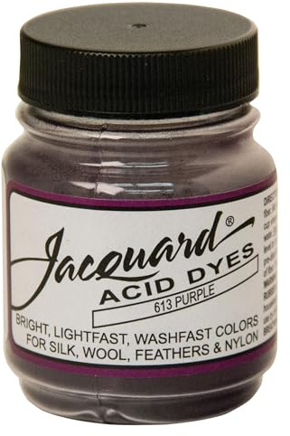 Jacquard Säurefarbstoff für Wolle, Seide und andere Proteinfasern, 1/56.7 g Glas, konzentriertes Pulver, Lila 613