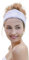Carenesse Kosmetik Haarband Frottee weiß I OneSize Stirnband mit elastischem Gummibund aus 100% Baumwolle I Dickes & Flauschiges Haarband 7 cm breit I Saugfähig & atmungsaktiv