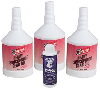3 Qt. REDLINE SYNTHETIC SHOCK PROOF OIL W/ POSI ADDITIVE, GL-5