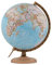 National Geographic - Globus aus Buche und Metall in Italien, beleuchtet, 30 cm, blau (Mapiberia Gold Classic)