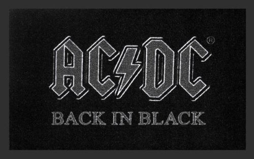 AC/DC Fußmatte Back in Black - Fußmatte