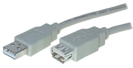 Kabelbude.eu USB High Speed Verlängerung A Stecker/A Buchse USB 2.0, 3m