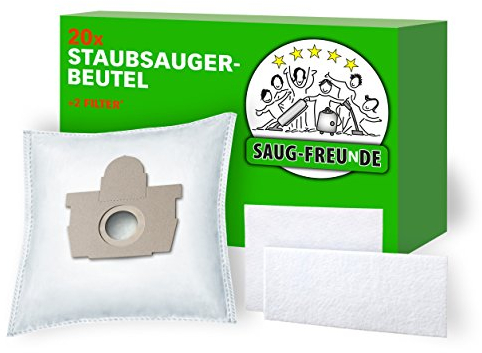 SAUG-FREUnDE I 20 Staubsaugerbeutel für ROWENTA Silence Force Extreme RO 5629, RO 5635, RO 5727, RO 5762, RO 5787 RO 5820, RO 5821, RO 5823, RO 5825, RO 5833, RO 5921, ähnlich SWIRL R 36, R36