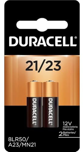 Duracell PGD MN21B2PK Coppertop Retail Battery, Alkaline, 12V Size (Pack of 2)
