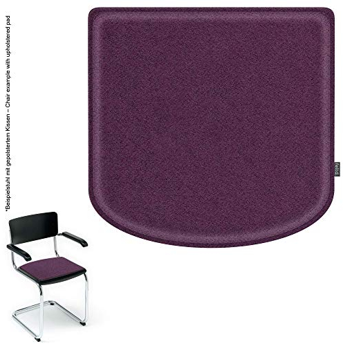 Feltd. Eco Filz Kissen geeignet für Thonet/Breuer Modell S43 gepolstert inkl. Antirutschbeschichtung