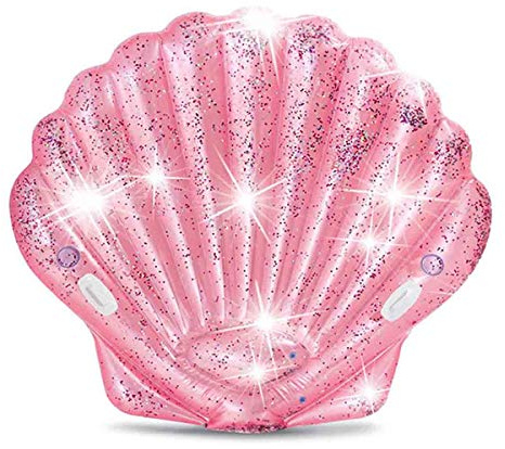 Intex Almeja Concha Rosa Inflable Alberca Glitter 57257EU