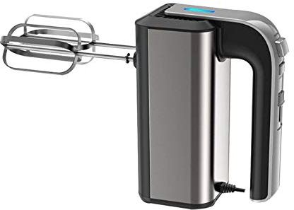 POOPFIY 500W Profesional Mezclador de Mano eléctrico 7 Mezclador de Velocidad Incluir batidores y Ganchos para Masa