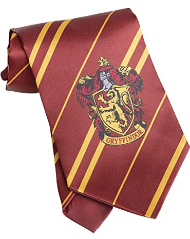 Funidelia Corbata Oficial Harry Potter Gryffindor para hombre y mujer. Accesorios de disfraces para adultos para fiestas, Carnaval y Halloween