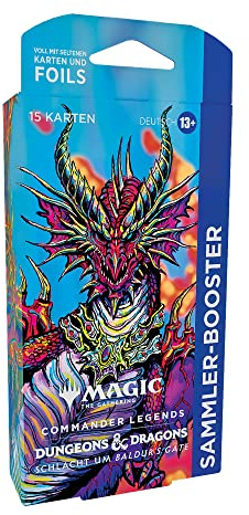 Magic the Gathering Commander Legends: Schlacht um Baldur’s Gate Sammler-Booster (Deutsche Version), Multi, D10121000