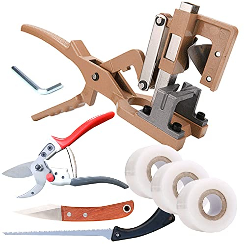 Pfropfwerkzeug für Obstbäume, Pfropfwerkzeug Garten Obstbäume und Reben Wurzelstock, Max. 20 mm Durchmesser, zum Pfropfen von Obstbäumen, Sparen Sie 50 % der Arbeitskosten, 90 %+ Erfolgsraten