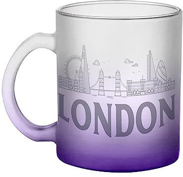 Fabulous Tazza in vetro viola - London Minimalist Londra Viaggi Inghilterra