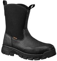 Carhartt Men's Kentwood Waterproof 9 Steel Toe Wellington Industrial Boot, Black - 10.5