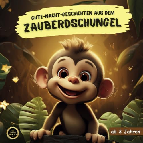 Gute-Nacht-Geschichten aus dem Zauberdschungel: Ein Kinderbuch mit bezaubernden, tierischen Gute-Nacht-Geschichten für Kinder ab 3 Jahren