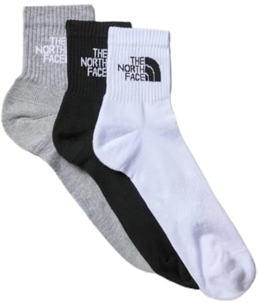 THE NORTH FACE NF0A882G3OW MULTI SPORT CUSH QUARTER SOCK 3P Socks Herren BLACK ASSORTED Größe L