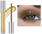 Glitzer Wimperntusche, Glitter Diamond Mascara, Shimmer Mascara, Sparkle Diamond Shining Mascara, Langanhaltend und Wasserfest Mascara für extremes Volumen & Lange Wimpern (Golden)